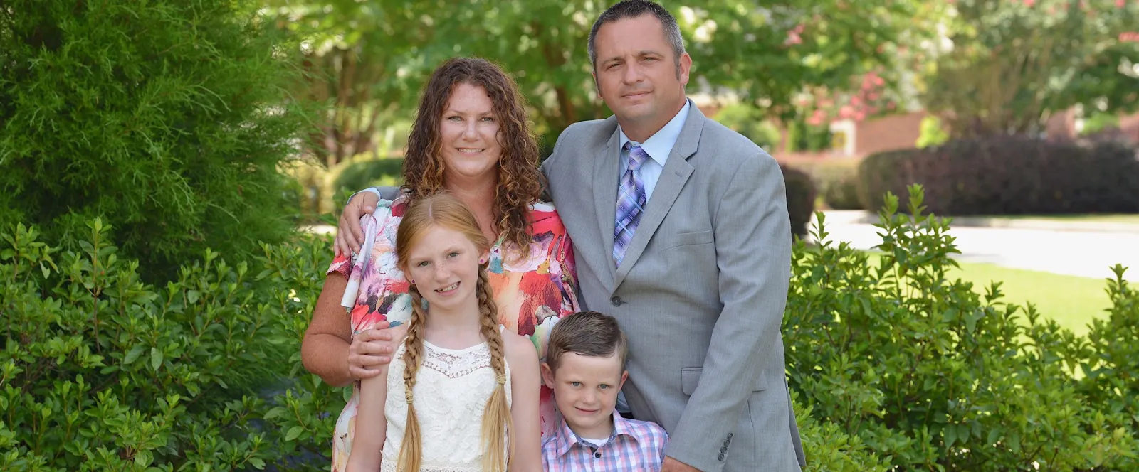 Rhett and Alysia Stroud with their children Gracie and Noah